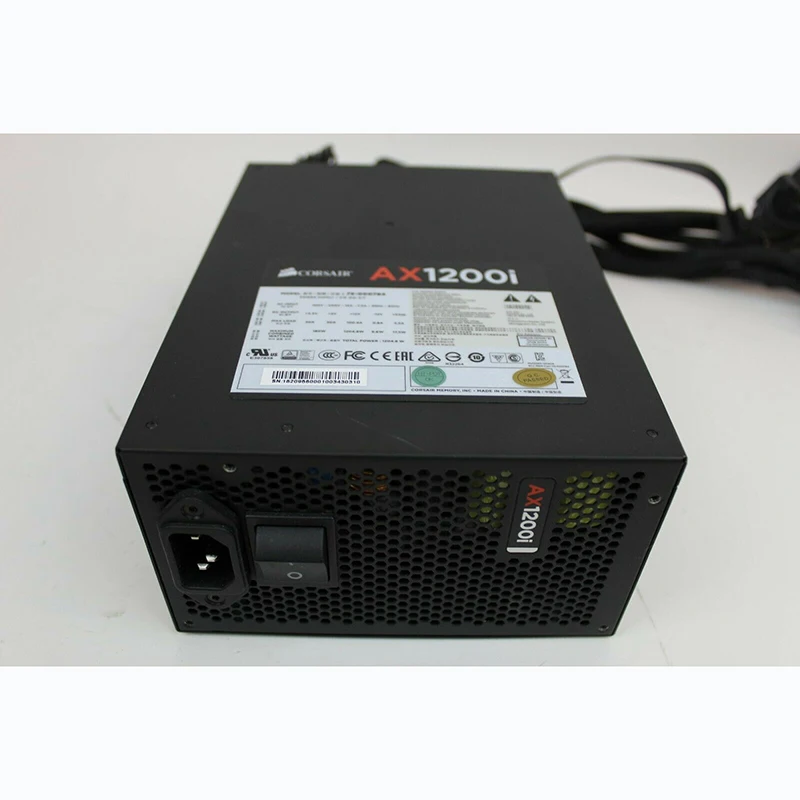 

AX1200i For Platinum Full Module 1200W MODEl:75-000784 12 Graphics Cards 8p Support 6 Cards
