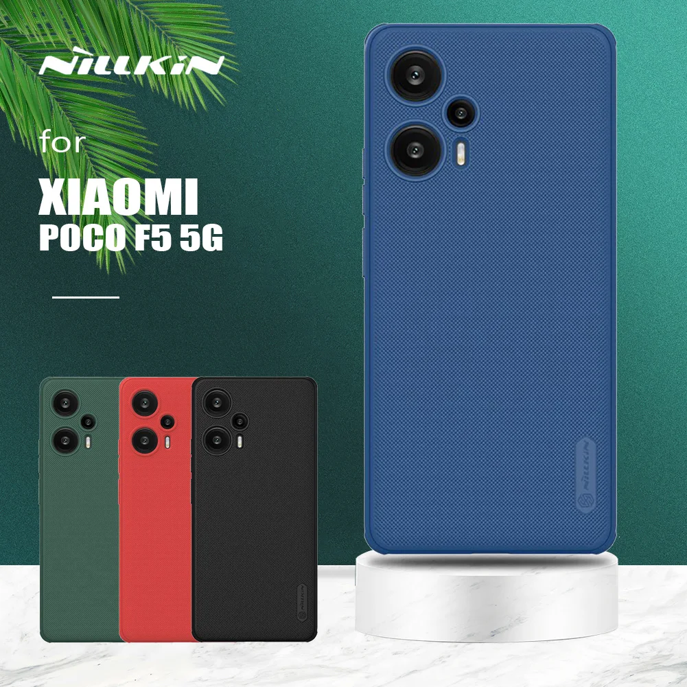 

Чехол для Xiaomi Poco F5 5G, суперматовый защитный чехол Nillkin Pro, Ультратонкий Твердый чехол с полным покрытием для Xiaomi Poco F5, чехол для телефона