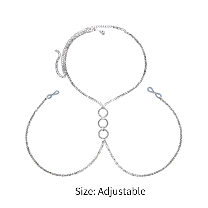 الفتيات أنيقة سلسلة الثدي الراين المختنق للولائم زي الرقبة مجوهرات دروبشيبينغ