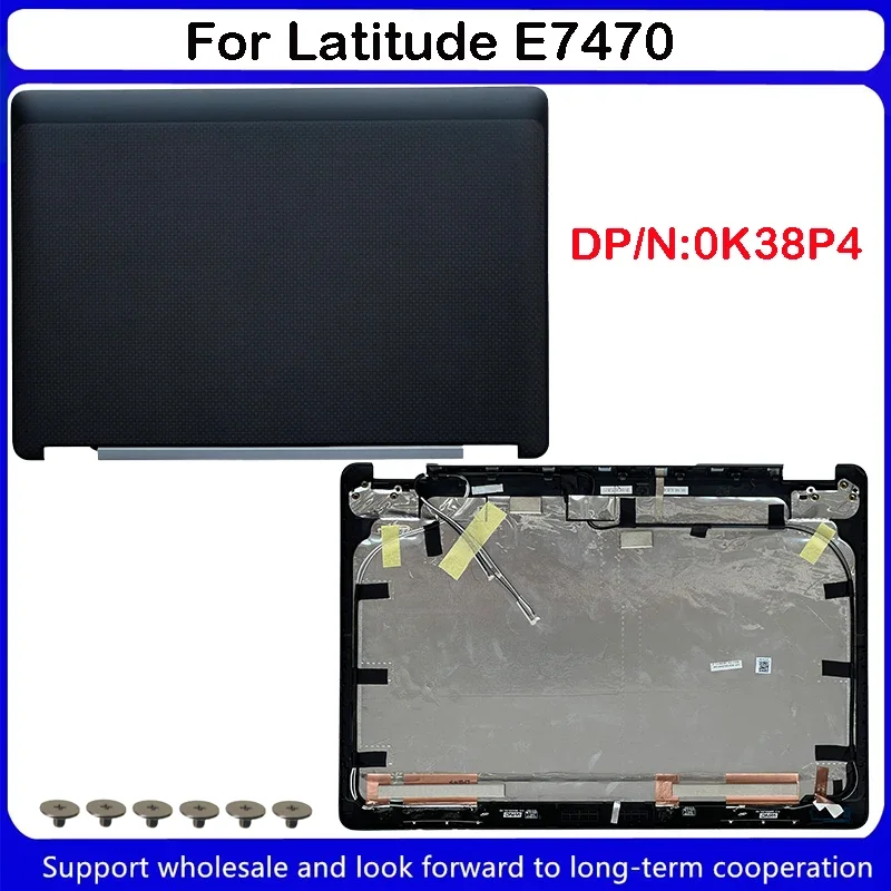 غطاء خلفي Lcd لهاتف dell latitude e7470 ، k38p4 ، 0k38p4 ، 0k38p4 ، d case 01gv6n ، غطاء باب لوحة الوصول السفلي k38p4 0k38p4 ، جديد