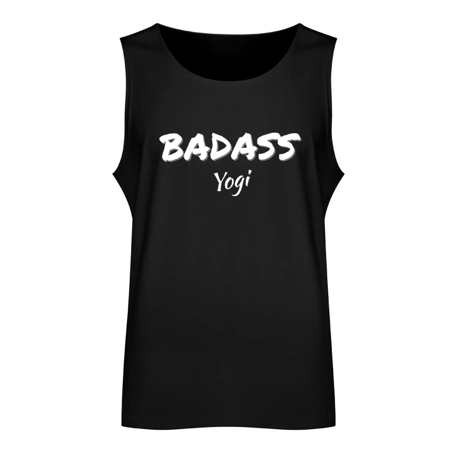 Badass Yogi Tank Top vests for men anime top men gym clothing Men's summer t-shirt