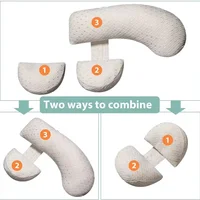 PANGDUBE Multifunctional Pregnancy Pillow for Pregnant Women Pregnant Pillow Breastfeeding Cushion Maternity Sleeping Pillow 5