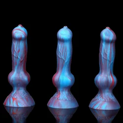 Super soft Animal Penis Dog Dildo Adult Sex Toys For Woman Men Butt  Plug Monster Dick Suction Cup Anal Toy Female Masturbation