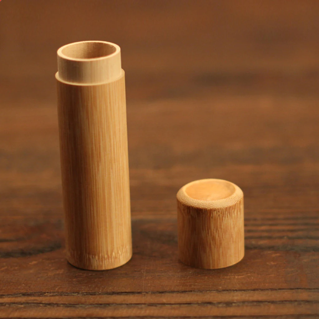 Portable Bamboo Tea Canister Set - Eco-Friendly Storage Solution