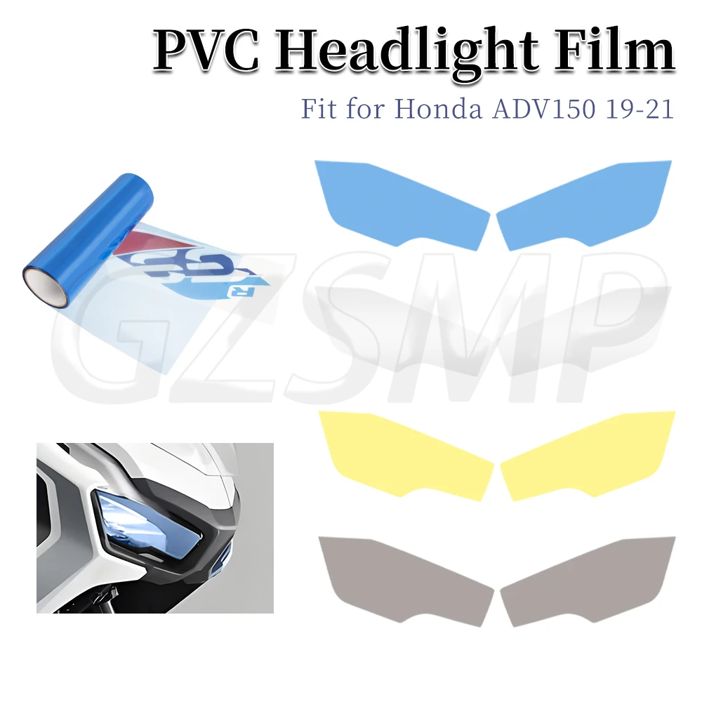 

Motorcycle Headlight Stickers Transparent Protection Film Decals Fit for Honda ADV 150 2019-2021 ADV160 2023 2024