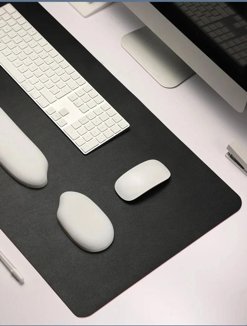 Silikon-Handgelenkauflage, Mauspad, Tastaturunterstützung, ergonomische Schreibtischunterlage für Büro und Gaming, 5 Farben, verschiedene Ausführungen – Detail 10