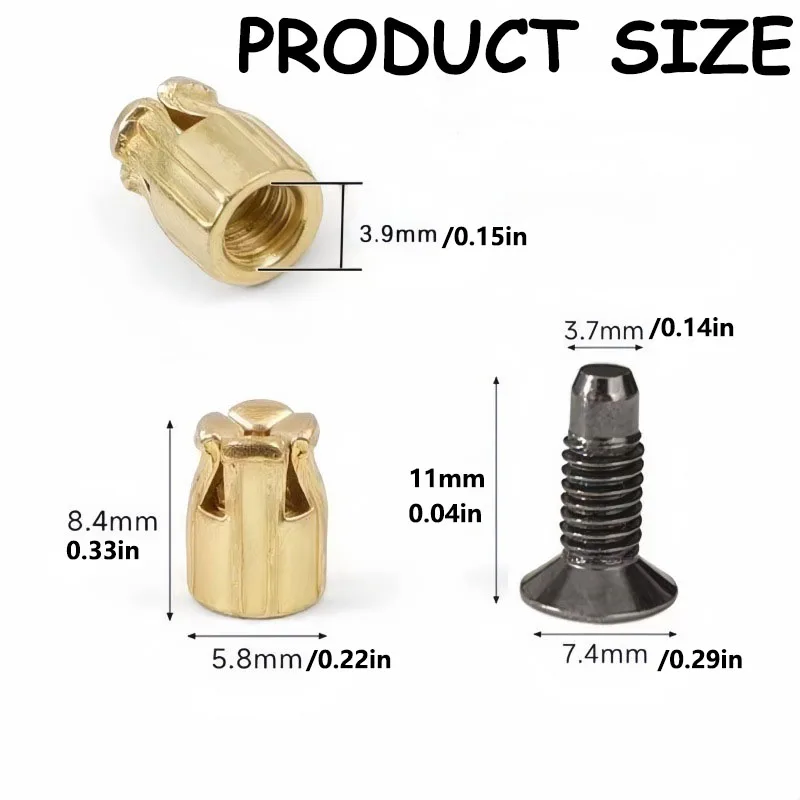 Reusable Hinge Expansion Embedded Parts Are Suitable for Repairing Door Panel Fasteners, Durable Fasteners, Rust-proof Parts