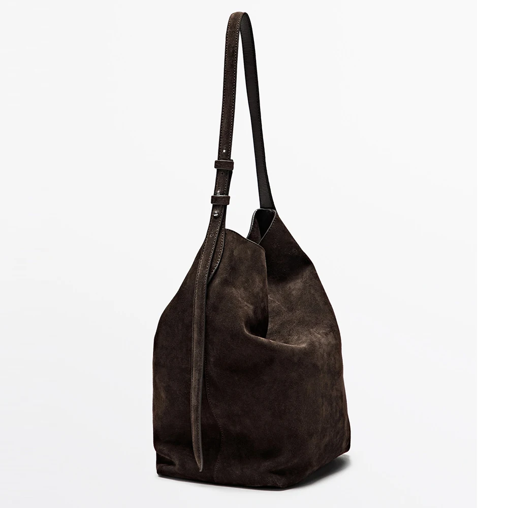 الفاخرة مصمم دلو حقائب للنساء ريترو فو الجلد المدبوغ حقيبة كتف جديدة ماتي الملمس حقائب اليد النسائية والمحافظ حقيبة تسوق