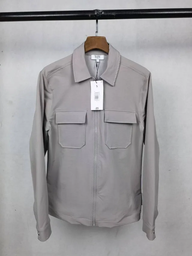 

Ретро-куртка в рабочем стиле, весенне-осенняя, с отложным воротником, унисекс, городской стиль, на молнии, с длинными рукавами, утепленная.