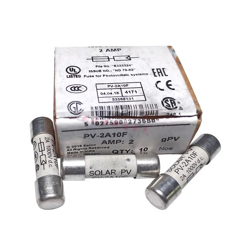 PV-20A-15A10F-1A-2A-3A-5A-6A-8A-10A-12A10F 1000V fuse