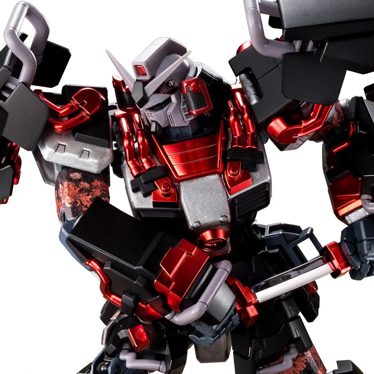 

BANDAI MG 1/100 Shin Musha Gundam Sengoku no Jin (Black Robe & Large Armor Ver.) Gundam Model Kit (Assembly Required) TOYS