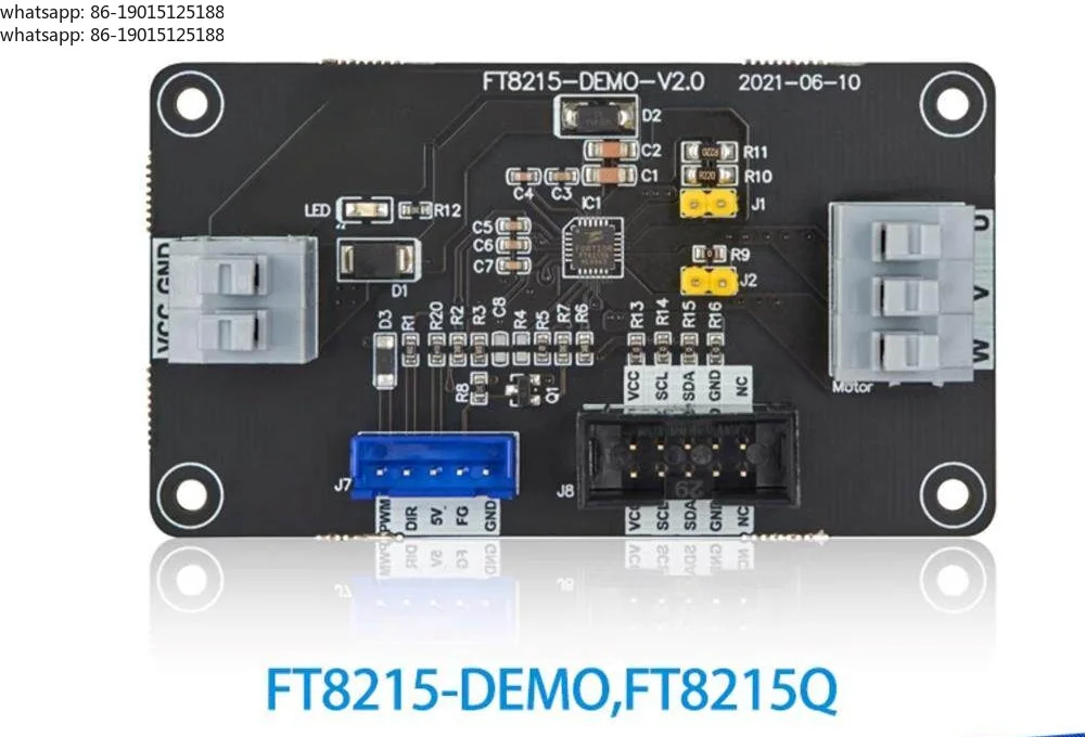FT8215 DEMO FT8215-DEMO can support non-inductive dual-resistor, triple-resistor FOC control