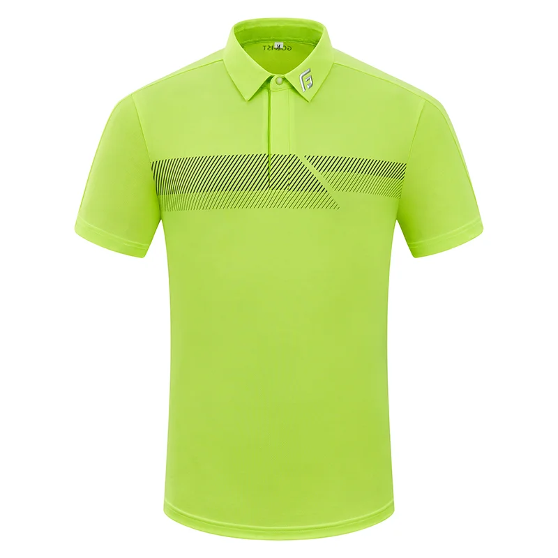 Golfist Golf Golf Shirts Men Brand Clothing Breathable Quick Dry Golf Short Sleeve Shirt Men's Shirts Turn-down Collar