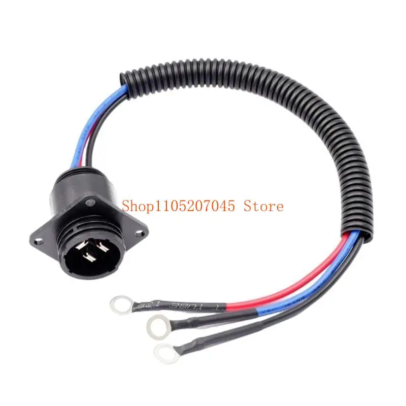 37cd 3 Pin Auxiliary Cable Power Outlet ABS RE48525 RE37651 Socket for 4055 4255 4455 4560 4755 Tractor