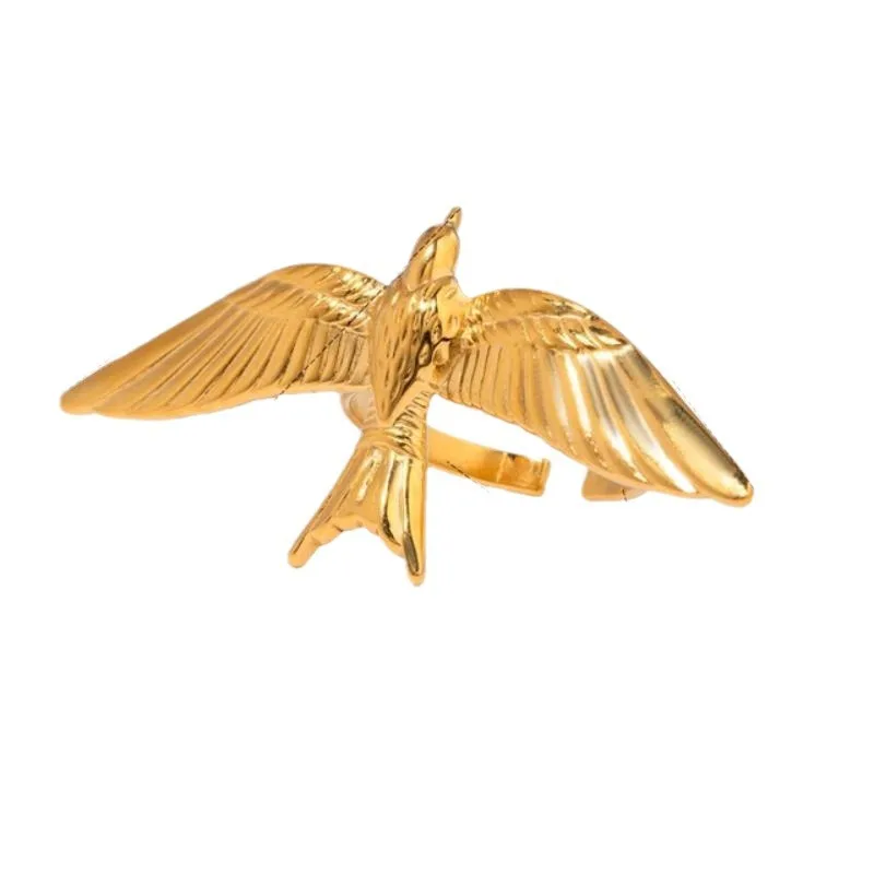 Moda jóias vintage temperamento metal pássaro brincos para presentes de festa feminino design delicado acessórios de orelha venda quente