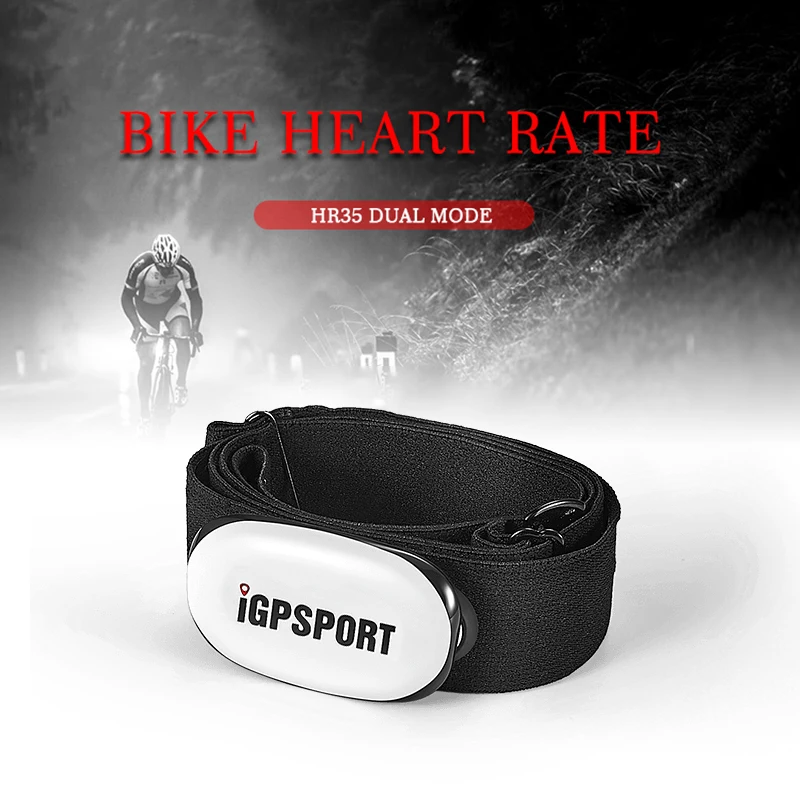 IGPSPORT IGS Heart Rate Sensor Bicycle Bike Computer Heart Rate Monitor Sensor HR40 HR40BK IPX7 Waterproof Bike Accessories