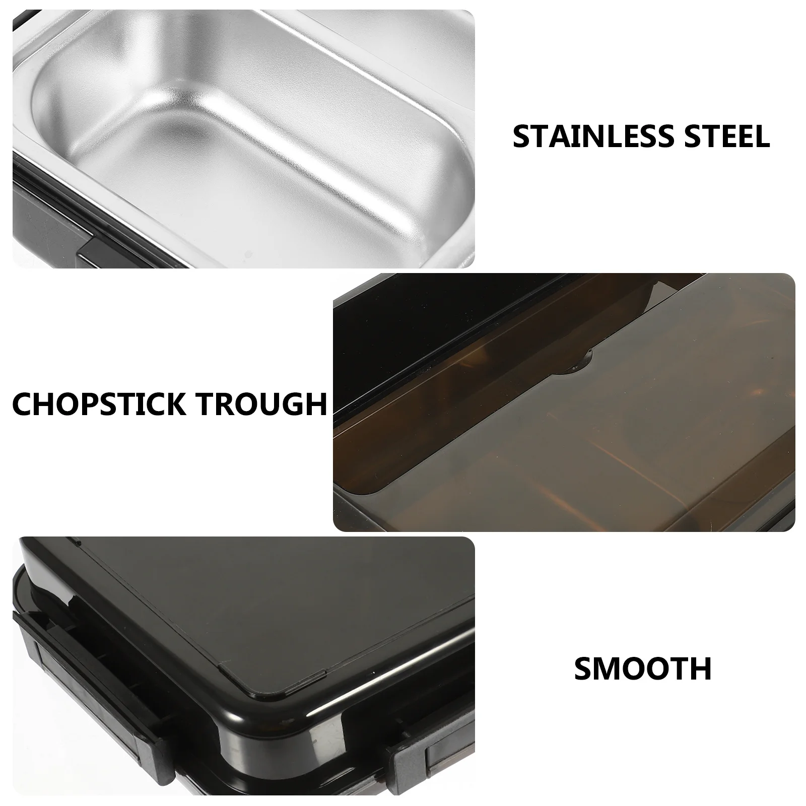 

Ланч-бокс из нержавеющей стали с 3 сетками, герметичный бенто-бокс, портативный контейнер для еды для работы, школы, кемпинга, хранения свежих продуктов