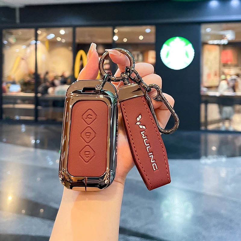 

Zinc Alloy Remote Car Key Case for Wuling Hongguang S Baojun 510 730 360 560 RS-5 530 630 Chevrolet AveoTrax Groove Captiva 2024