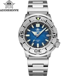 ADDIESDIVE New Sapphire Glass orologio meccanico automatico da uomo luminoso impermeabile 200m orologi da immersione in acciaio DRESS 42MM orologi da polso