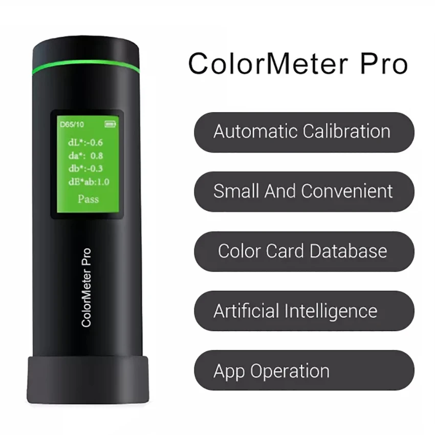 Colorimeter Color Meter Chromometer Smart Color Measuring Instrument APP Control Auto Calibration Android iOS Windows Supported