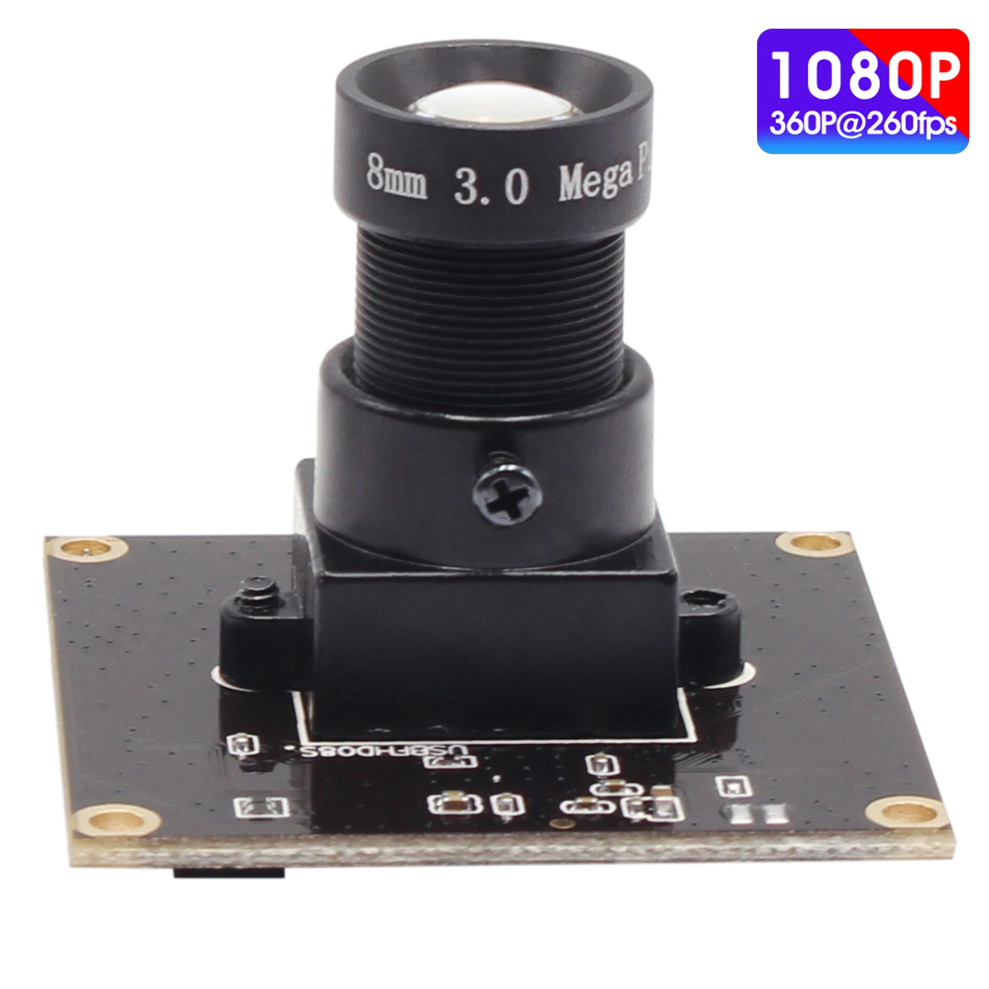 ELP 1080P USB3.0 Camera Module High Speed 50fps PC Webcam 2MP IMX291 Mini Industrial Lightburn Camera