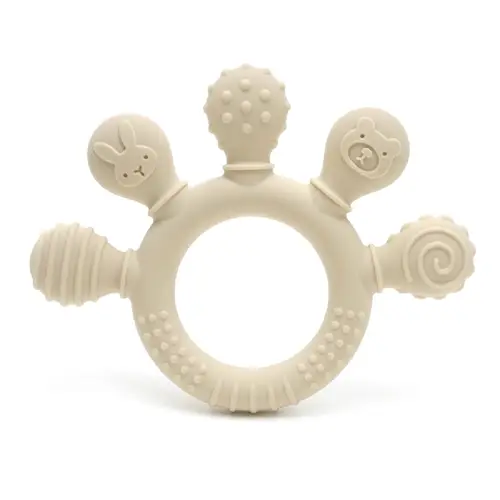 erduo Silicone Baby teether anxiety teething toys 0 12 months chew beads sensory gum relief soother - Image 15