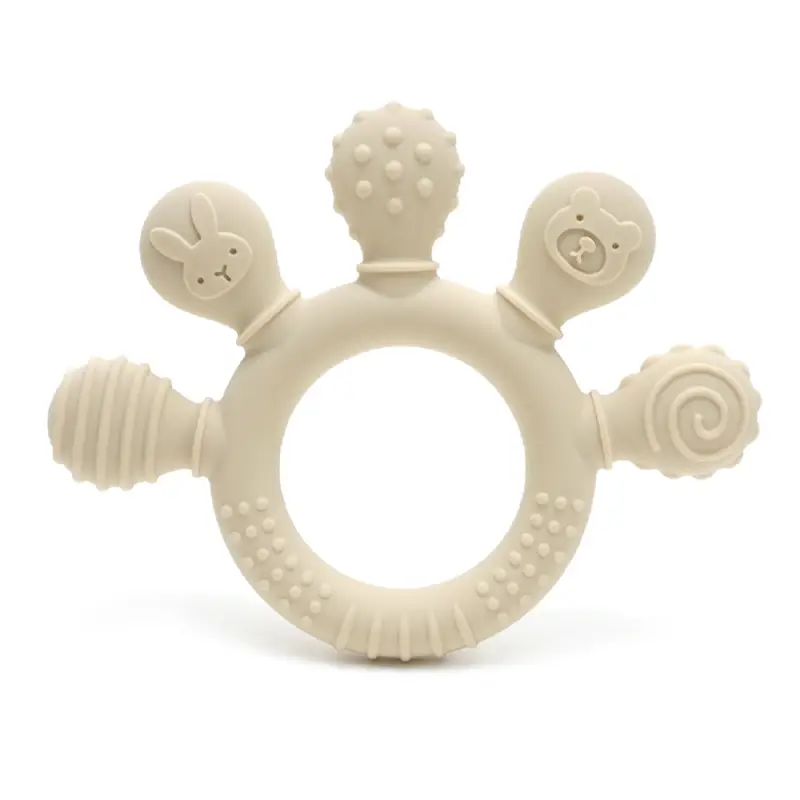 erduo Silicone Baby teether anxiety teething toys 0 12 months chew beads sensory gum relief soother - Image 15