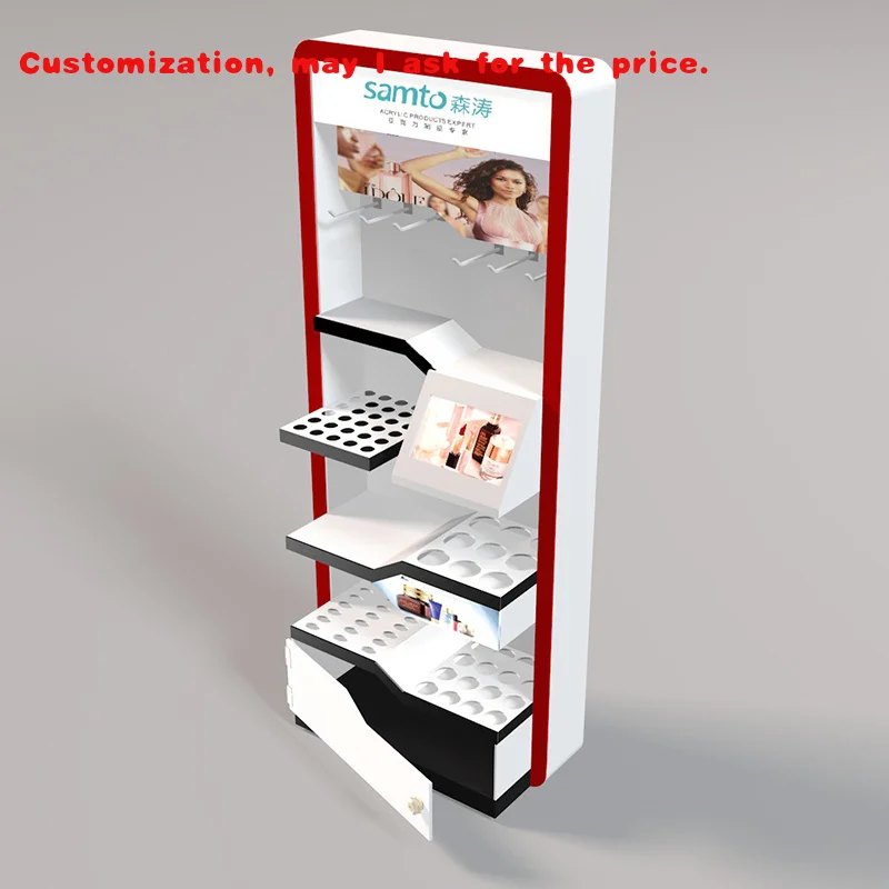 

custom.Acrylic Makeup Organizer Storage Box Girls Makeup Rack Cosmetic Display Stand