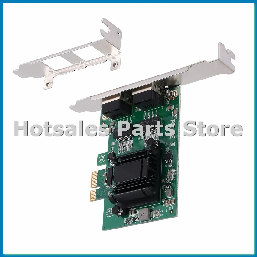 

2-портовая гигабитная сетевая карта PCIe, 1000M, двухпортовый адаптер Ethernet PCI Express с картой LAN NIC 82571EB для A12I