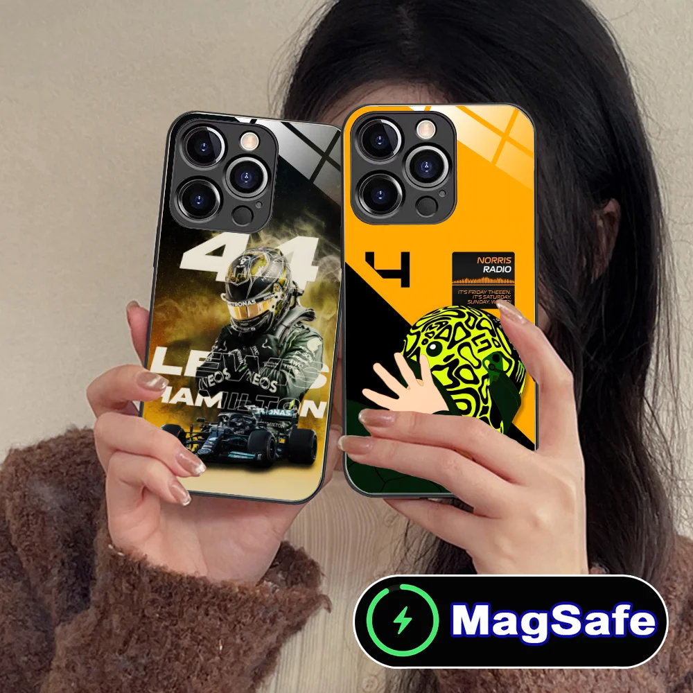 mobile-f1-racing-phone-case-for-iphone-16-15-14-13-12-11-pro-max-plus-mini-magsafe-wireless-charging-glass-smartphone-cover