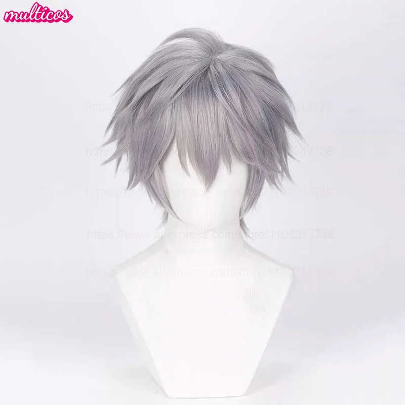 

High Quality Till Cosplay Wig Alien Stage Cosplay Silver Grey Heat Resistant Hair Stage Show Christmas Holloween Anime Wigs