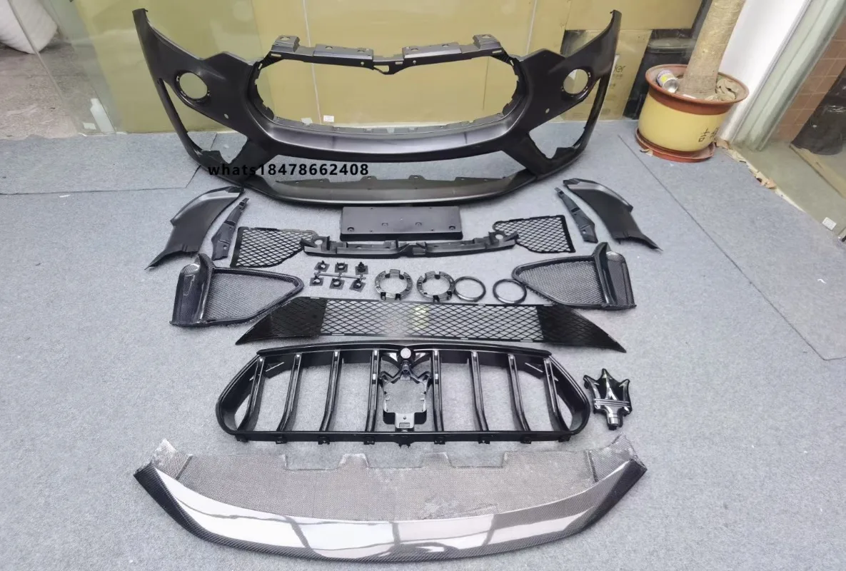 

High-Quality Car Bumper for Levante 2016-2022 Upgrade GTS Style Front Bumper Grille