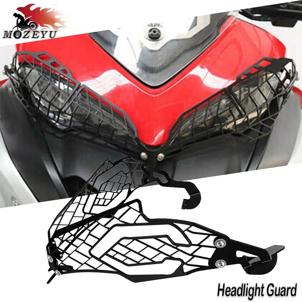 

Motorcycle Accessories For Ducati MULTISTRADA 950 1200 1260 S Front Headlight Protector Cover Grill Head Light Protection Guard