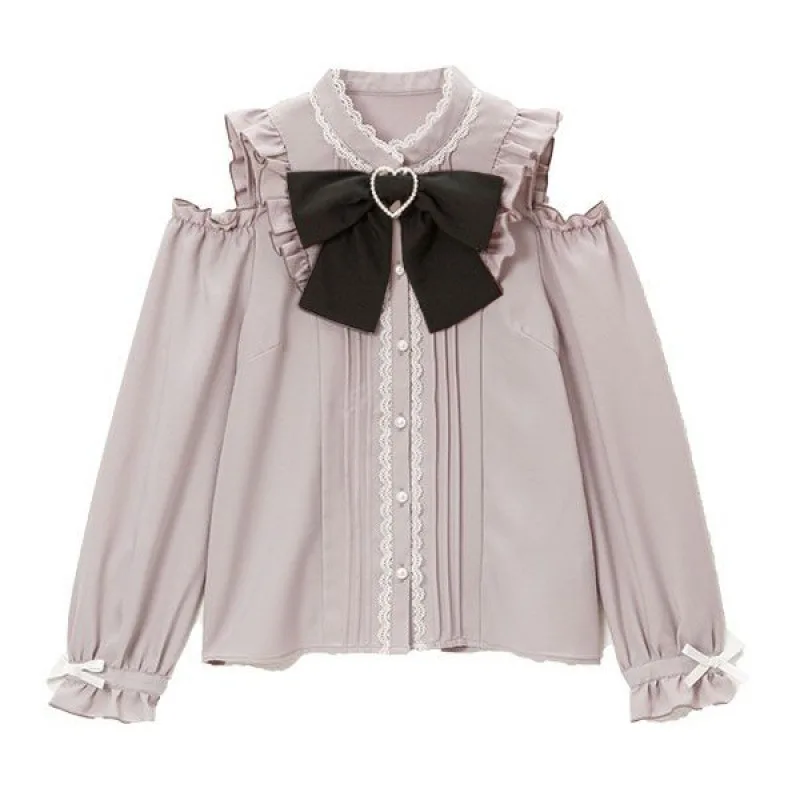 Japanese Gothic Lolita Cosplay Costume Ribbon Short jirai kei clothes Girls Sweet Cute Lace A-Line Mini Skirts Black Pink kawaii