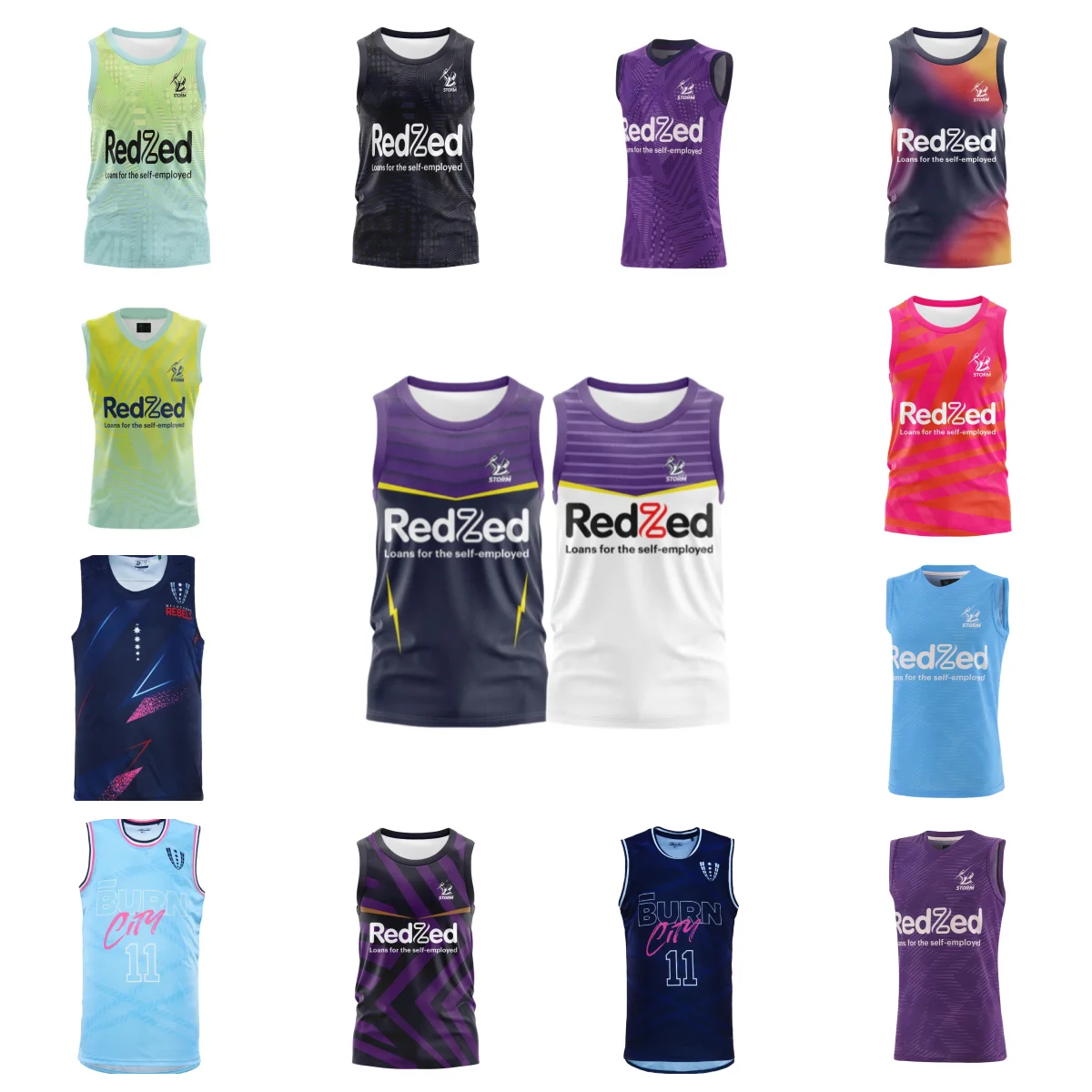 Melbourne Storm 2024 Home/Away/Captain Running Vest