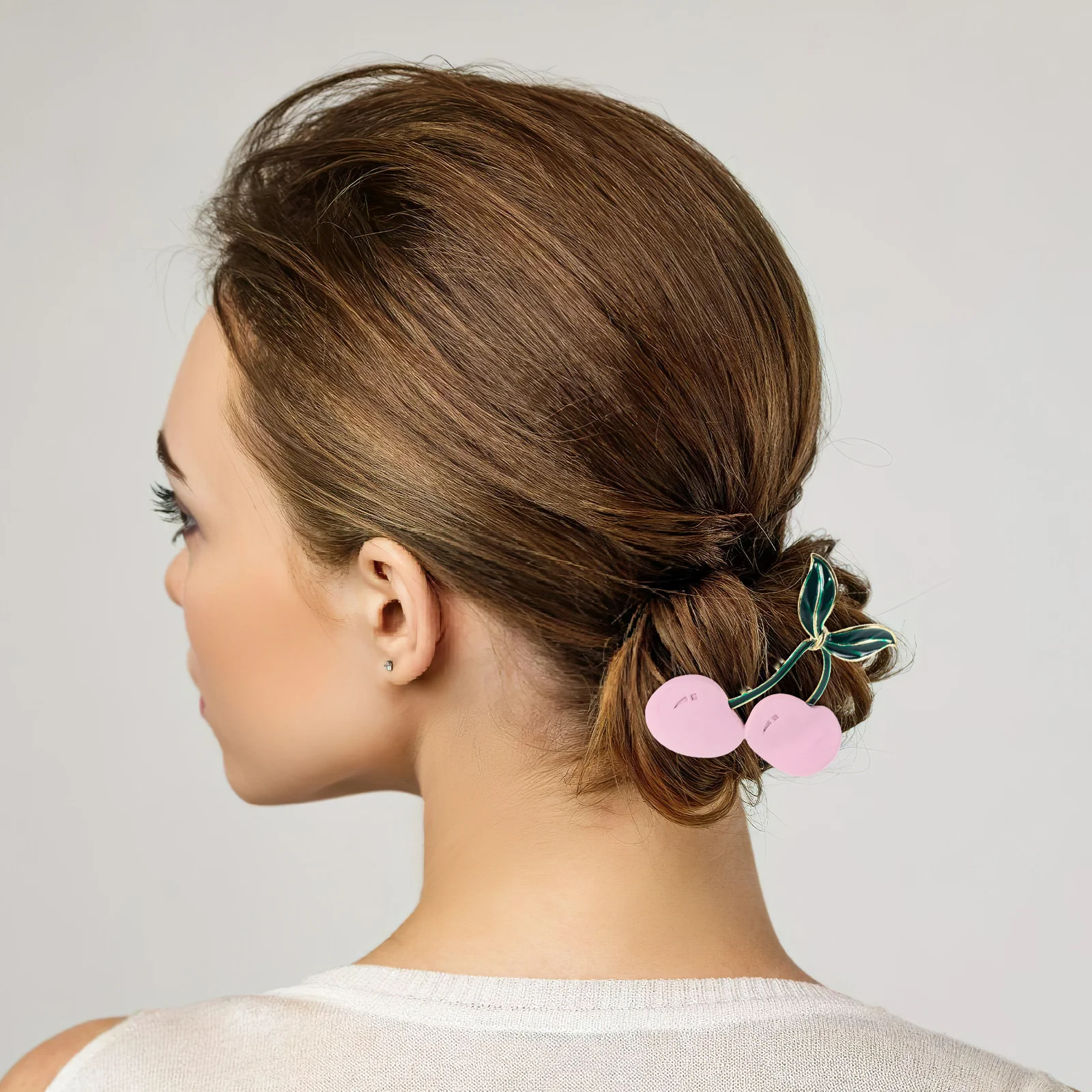 

Hair Clip Cute Claw Clips for Women Cherry Accessories Fancy Funny Ponytail Parent-child