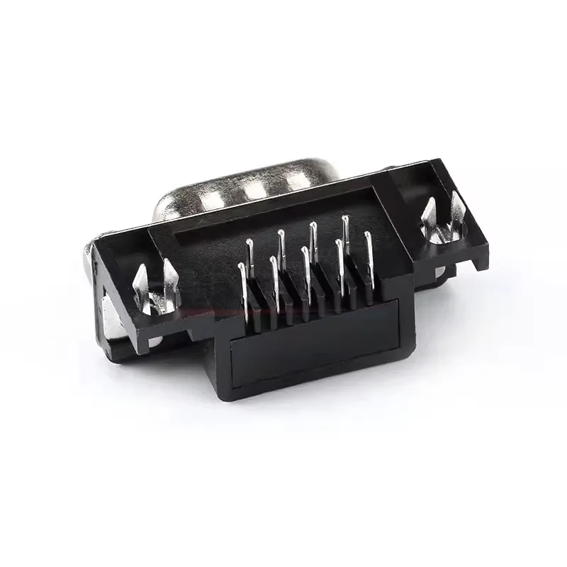 5PCS DR9 RS232 Seriale VGA Presa Femmina Maschio Connettore Montaggio su PCB D-Sub 9Pin 90 Gradi Ago Piegato DB9 Porta Seriale Base