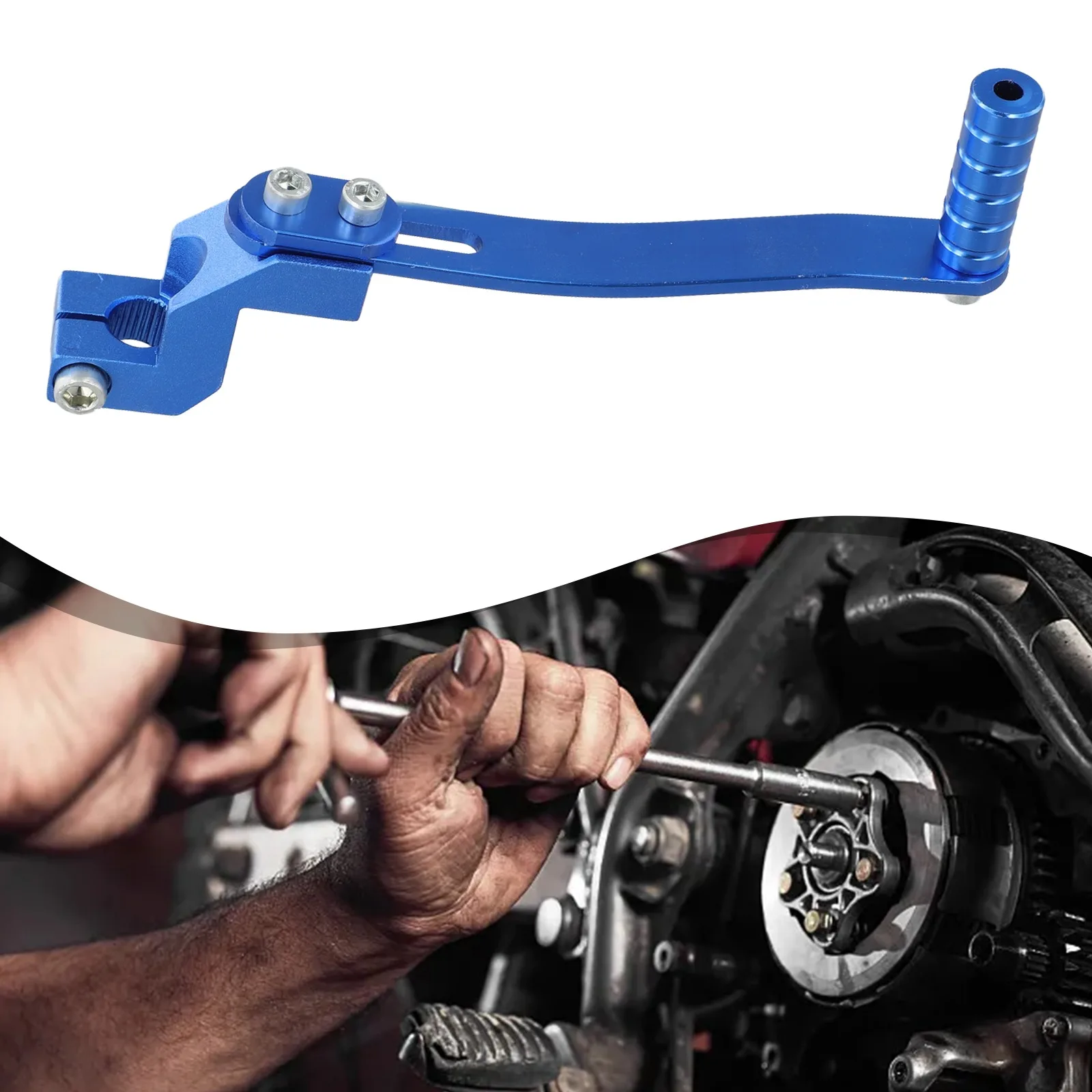 Motorrad-Schalthebel, kompatibel mit einer Vielzahl von Motorrädern, Dirt Bikes und Geländefahrzeugen, Konstruktion aus Aluminiumlegierung