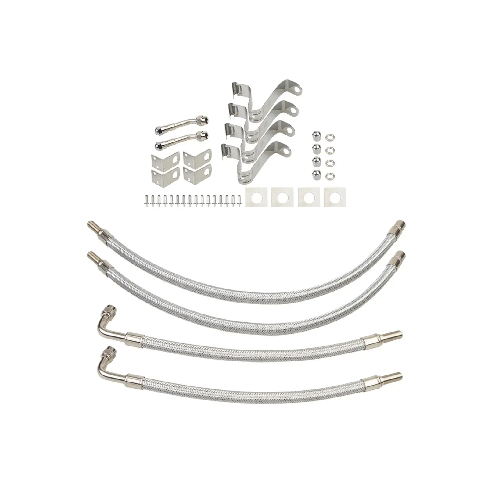 

Generic Dually Valve Stem Extenders Kit Metal for Trucks Trailers Cars