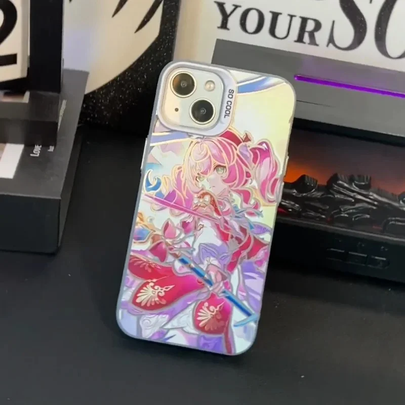 

Cute Cartoon Girl Honkai Star Rail Phone Case for iPhone 16 15 14 13 12 11 17 Pro Max Plus Air Mini Hyacinthia shockproof Cover
