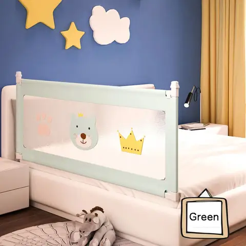 150cm 1pc 아기 침대 가드 레일 침대 가드 레일 가드 침대 울타리 용 침대 울타리 용 침대 안전 난간 용 보호 장벽
