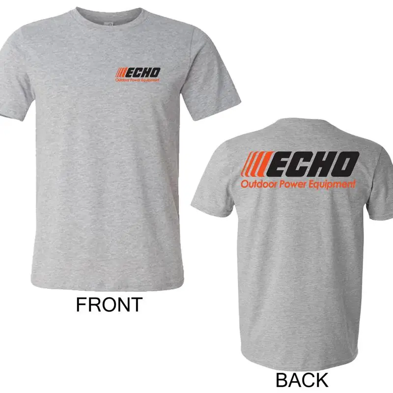 ECHO Outdoor Power Herren Grau T-Shirt Größe S bis 5XL