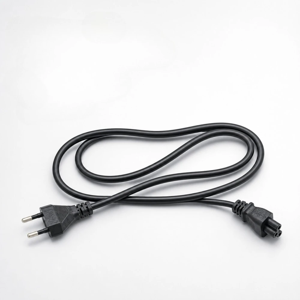 1M EU Plug Universal Laptop Charger Plug Power Adapter Cord Cable For Laptop Power Supply, Monitor And TV, Safety Plug Type F