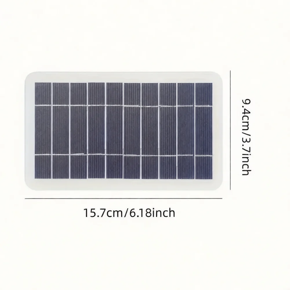 Portable 2W 5V Solar Power Generator Charger Waterproof USB Panel For Outdoor Camping Hiking Electronics Energy Backup System