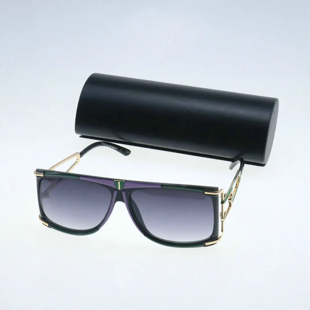 

Fashion Vintage 2022 Summer Style Sunglasses Men Women Oversize Sunglasses with large metal frames with original box