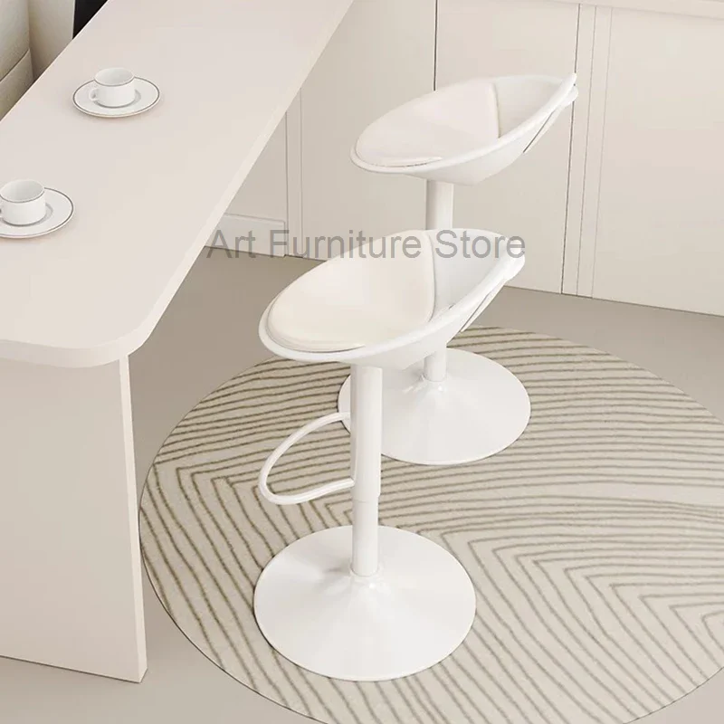 

European Kitchen Bar Chair White High Bar Nordic Chair Kitchen Home Designer Cadeiras De Jantar Furniture Decoration