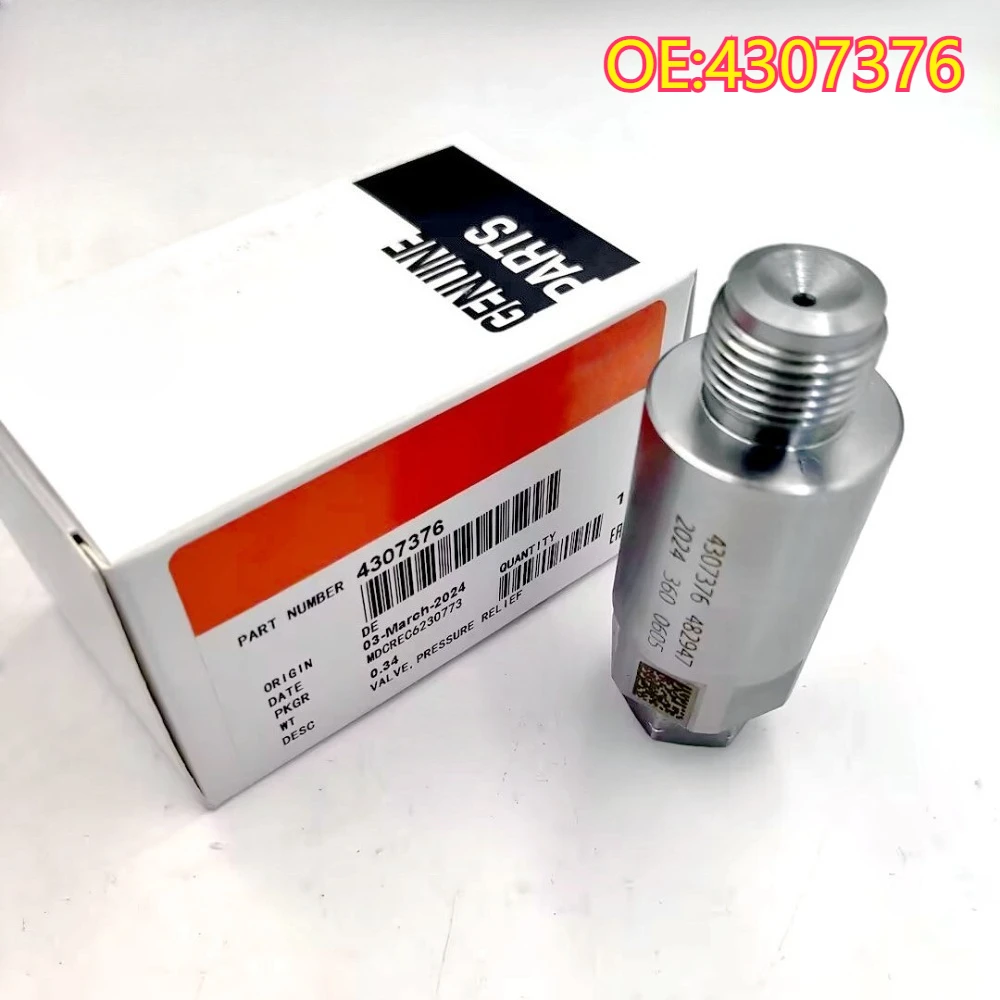 

High quality New For 4307376 Overdrukventiel voor Cummins ETX-motor hogedruk common rail pijp drukreduceerklep