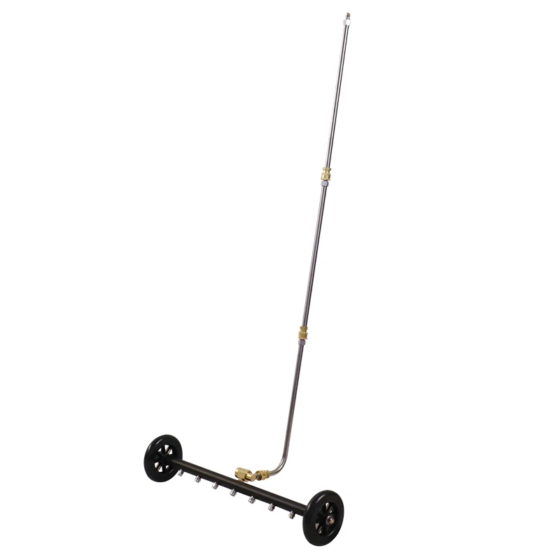 Water Broom 4000psi Ground Cleaner Pressure Washer Surface Cleaner With 7 Holes