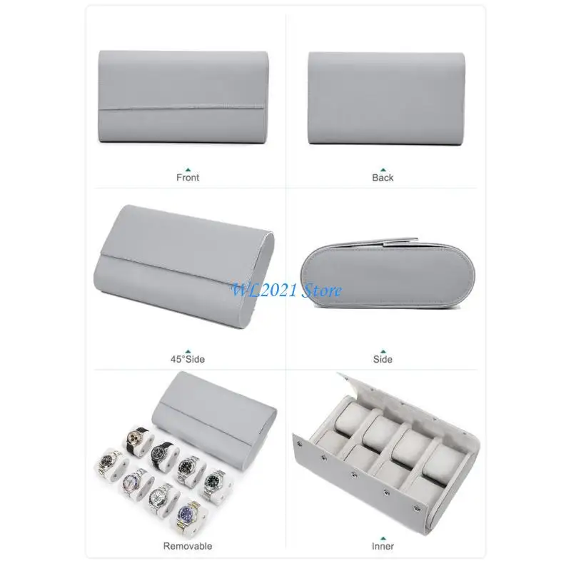 G5GC Watch Holder Keep Your Watches Safe and Organized Roll Watch Case