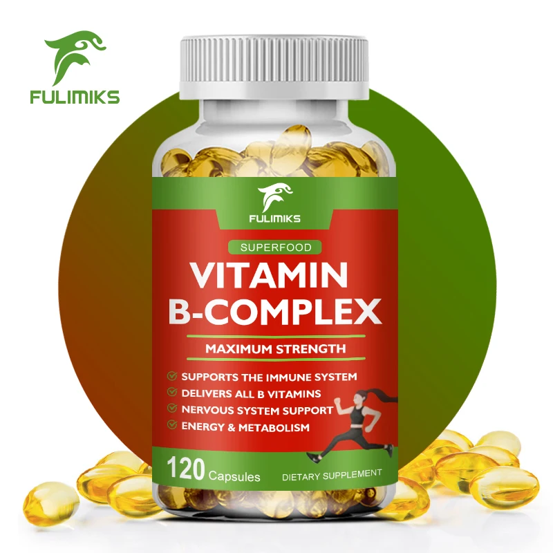 

Vitamin B Complex, Complete B’s - B1- B12 for Men & Women, Reduce Stress, Immune Support, Supports Energy Levels &Brain Function